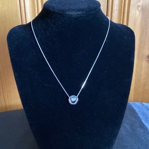 NWT 925 Sterling Silver Necklace With “LOVE” Pendant
